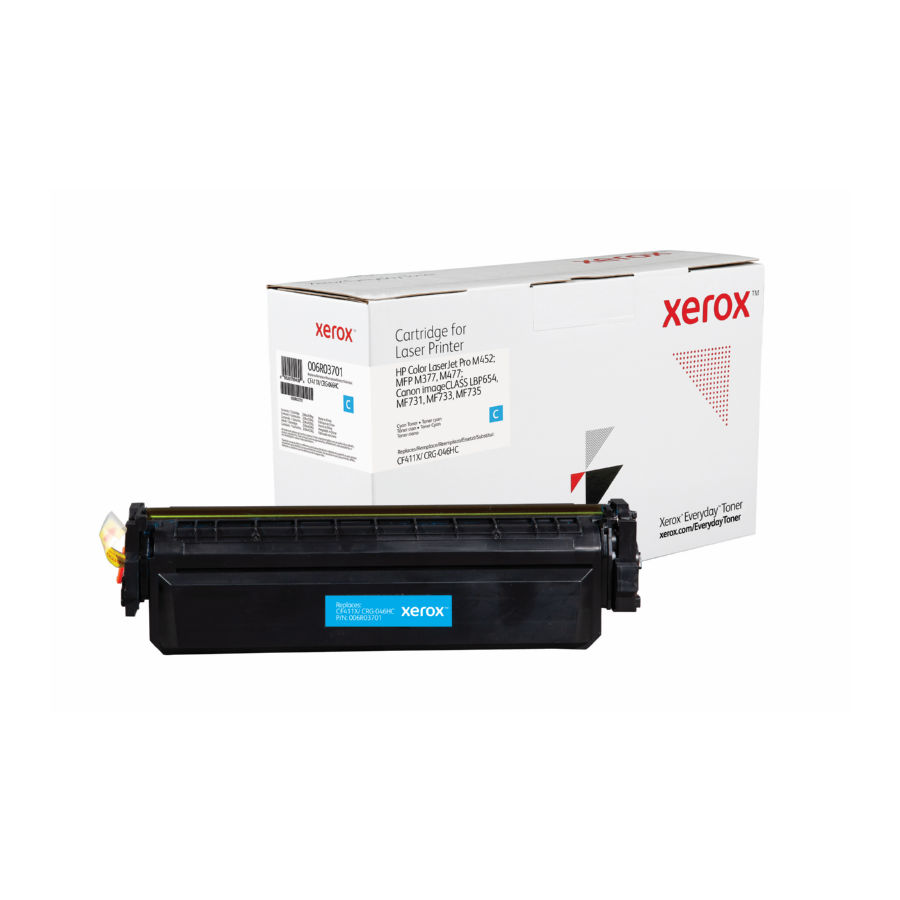 Xerox Compatible EveryDay alternative for HP CF411X (HP 410X) Cyan High Yield Toner Cartridge