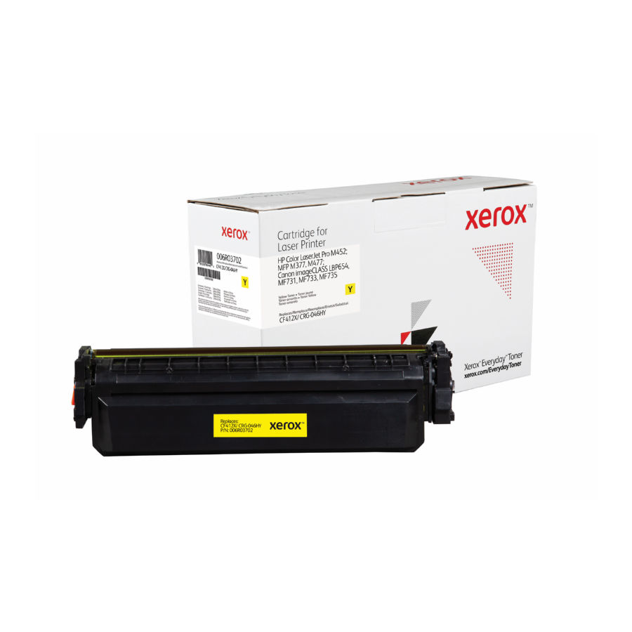 Xerox Compatible EveryDay alternative for HP CF412X (HP 410X) Yellow High Yield Toner Cartridge