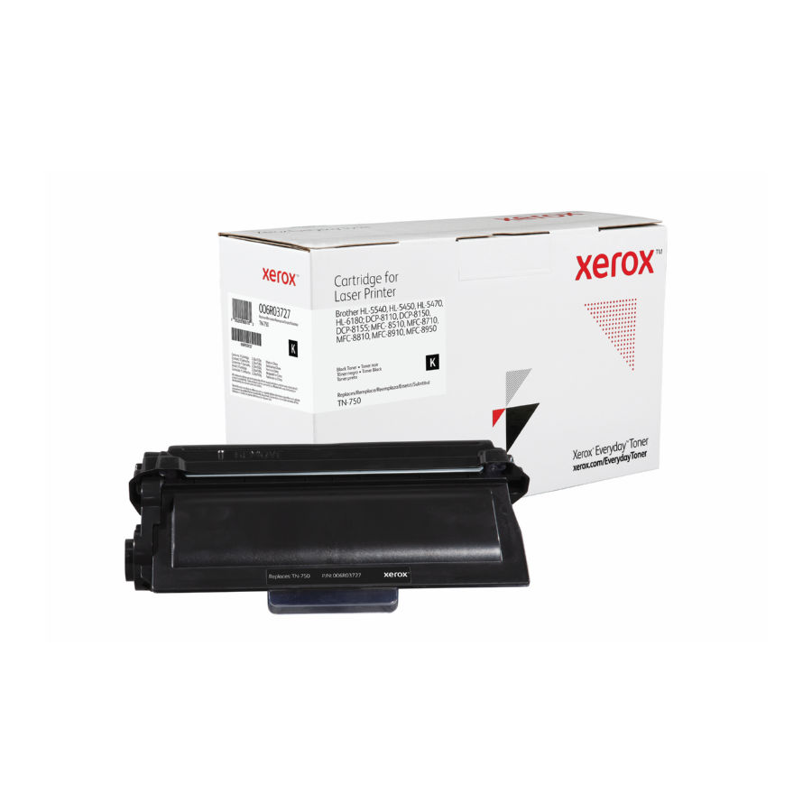 Xerox Compatible EveryDay alternative for Brother TN-750 Black Toner Cartridge