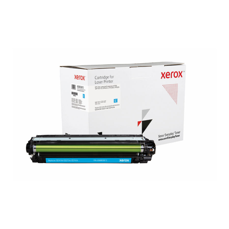 Premium Brand Xerox Compatible EveryDay alternative for HP CE341A (HP 651A) (651A) Cyan Toner Cartridge