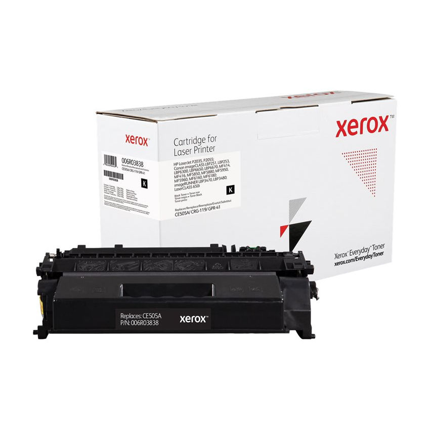 Xerox Compatible EveryDay alternative for HP CE505A (HP 05A) Black Toner Cartridge