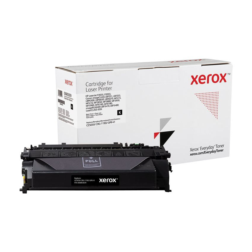 Xerox Compatible EveryDay alternative for HP CE505X (HP 05X) Black Toner Cartridge